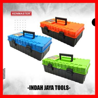 KENMASTER Toolbox B380 Tool Box Kit - Kotak Box Tempat Kunci Perkakas HIJAU