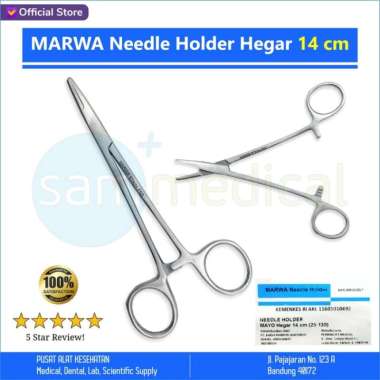 MARWA Needle Holder Mayo Hegar 14cm