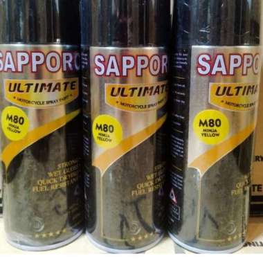 pilok pilox cat semprot cat spray sapporo ultimate 400ml varian kuning yellow s21 yellow s22 bumbleb