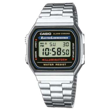 Casio A168 Series Vintage - Jam Tangan Original A168WA-1WDF