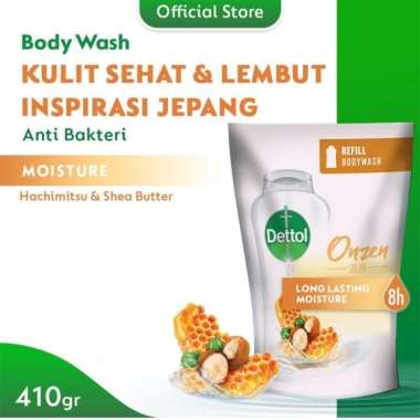 Promo Harga Dettol Body Wash Onzen Hachimitsu & Shea Butter 410 ml - Blibli