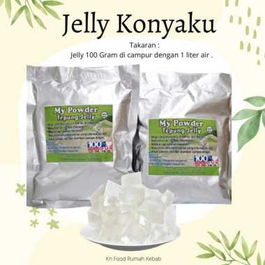 Bubuk Jelly Konyaku 1 ONS-Jelly Powder 100 gram-jelly Powder-Jelly Konyaku
