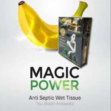 Tissue Magic Power Black Parade Antiseptic Wet tisu