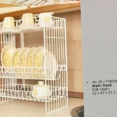 Modelline Rak Piring Melin 3 susun