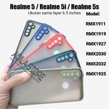 Case Aero Realme 5 / 5i / 5s ( Model: RMX1911, RMX1919, RMX2030, RMX2032, RMX1925 ) Semi Hardcase Fu