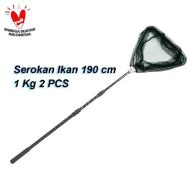 Serokan ikan Jaring ikan Telescopic Net Aluminium 190CM