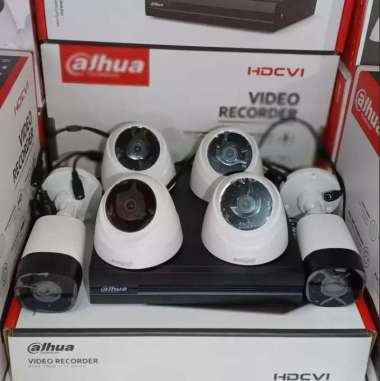 Paket CCTV 6 Kamera 8 Channel Dahua 2MP