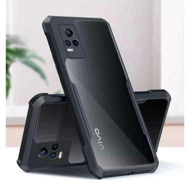Promo Case Transparan Vivo V20 / V20 2021 Softcase Clear Back Cover Vivo V20 2021 Hitam