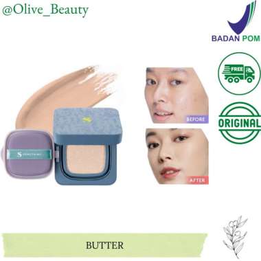 SOMETHINC HOOMAN Breathable UV Cushion Cover SPF 35 PA++++ - Cushion Butter