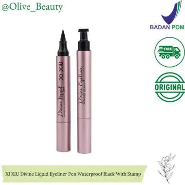 XI XIU Divine Liquid Eyeliner Pen Waterproof Black With Stamp