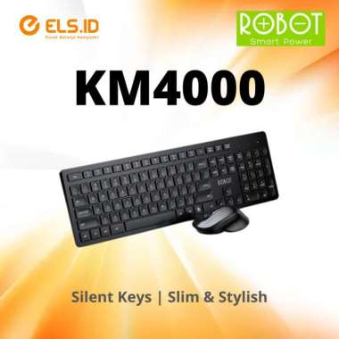 Robot KM4000 Bundle Keyboard + Mouse Wireless