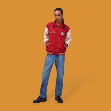 Roughneck FXVB002 Maroon Connect Culture Varsity Jacket XL