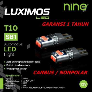 LAMPU LED 6 MATA EXTREME BRIGHT REM VARIO NMAX ORIGINAL 9NINE LUXIMOS PUTIH