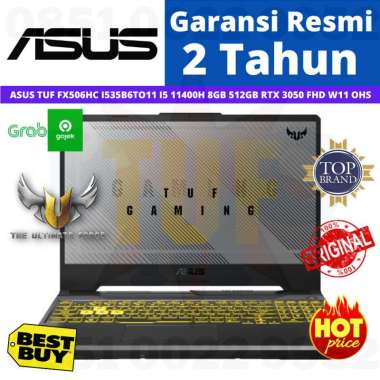 ASUS TUF GAMING FX506HC I535B6TO11 I5 11400H 8GB 512GB RTX3050 WIN11
