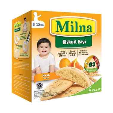 Promo Harga Milna Biskuit Bayi 6 Jeruk 130 gr - Blibli