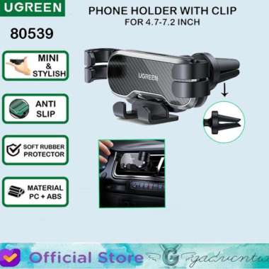 UGREEN Car Gravity Mount Phone Holder Air Vent Stand HP Jepit AC Mobil