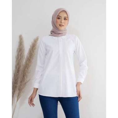 Geulis.id DAILY SHIRT (8 warna) Kemeja S PUREWHITE