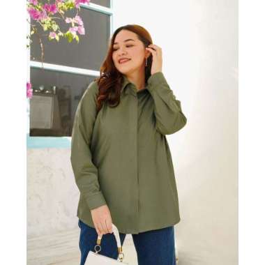 Geulis.id DAILY SHIRT (8 warna) Kemeja S ARMY