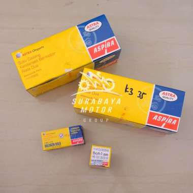 Bohlam Lampu Sepeda Motor ASPIRA K3 Supra X Lama GL Mega Pro Kaki 3 Halogen 12V 35W 35 Watt M5 Dop D