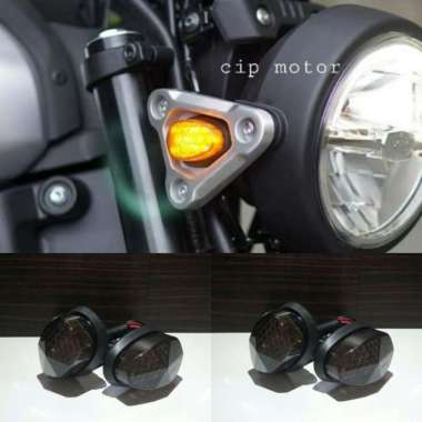 Paket Lampu Sen Sein Yamaha XSR 155 Untuk Depan Belakang Plus Flasher