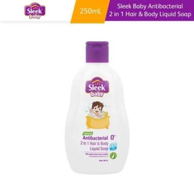 Sleek Baby 2 In 1 Hair & Body Liquid Soap Botol 250 Ml
