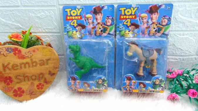 ZC8702 Miniatur Figure Toy Story Mainan Koleksi Pajangan Toy Story Anak Motif Random