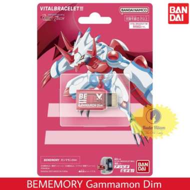 Bandai Vital Bracelet BE Memory Digimon BEMEMORY Gammamon Dim Card Dimcard