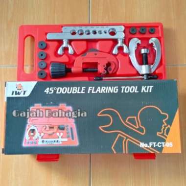 Flaring Tool Kit Pemekar Pipa Peralatan AC Snai Pipa AC Tubing ToolKit