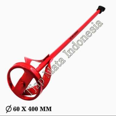 Pengaduk Cat 60 x 400 MM Mixer Cap Mata Tjap Mata Tongkat Mixer Semen