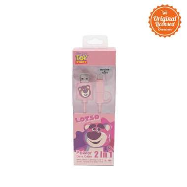 Character Land - Toy Story 4 Lostso Cable 2 In 1 Micro USB and Lightning -