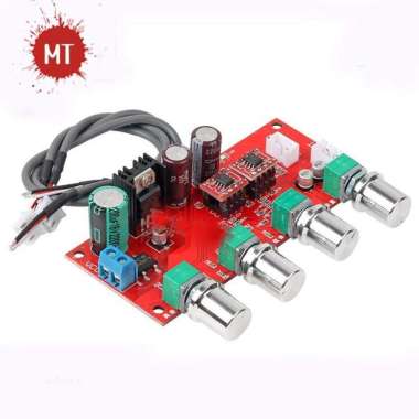 HIFI Ad 828 Stereo Preamp Amplifier NE5532 (1622)