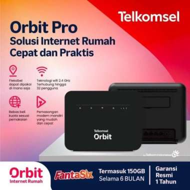 Telkomsel Orbit Pro modem Wifi Free 150GB Unlock High Speed 300mbps