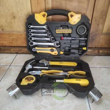 Krisbow Set Peralatan Mekanik 28 Pcs / Set Toolkit Kuning
