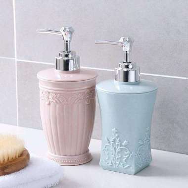 Botol Sabun Pump Kosong Bahan Plastik Bentuk Mewah Kapasitas 400ML
