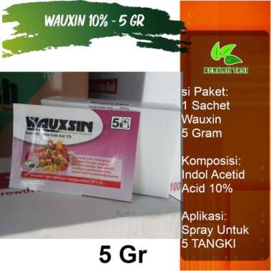 Pupuk Pemercepat Akar Hormon Akar ZPT Akar Wauxin 10 WP 5 Gram putih