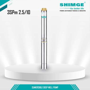 Shimge Pompa Air Sumersible Deep well Pump 3SPm Series 3SPm2.5/10
