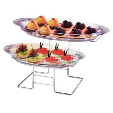 Krishome Wadah Saji Kue 2 Tingkat 45x43 Cm