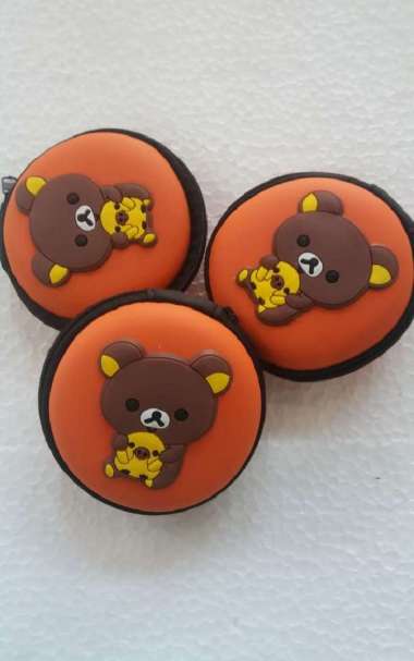 Tempat headset Earphone bulat lucu unik