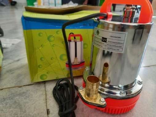 Pompa Air Celup DC 12V Submersible Pump KOLAM Solar Pump 12 Volt 1"