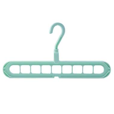 Magic Folding Hanger Gantungan Baju Instan Jemuran Baju Hijau