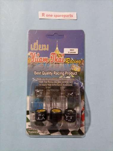 roller racing mio 9 gram hitam