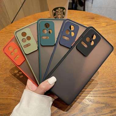 Soft Case Xiaomi Poco F4 Aero Soft Aero Color Button Matte hijau matcha