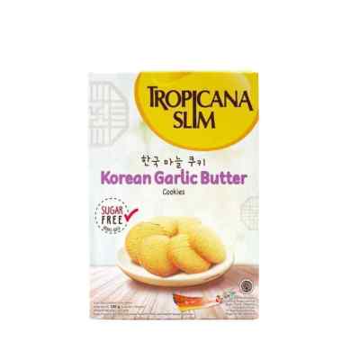 Promo Harga Tropicana Slim Cookies Korean Garlic Butter 100 gr - Blibli