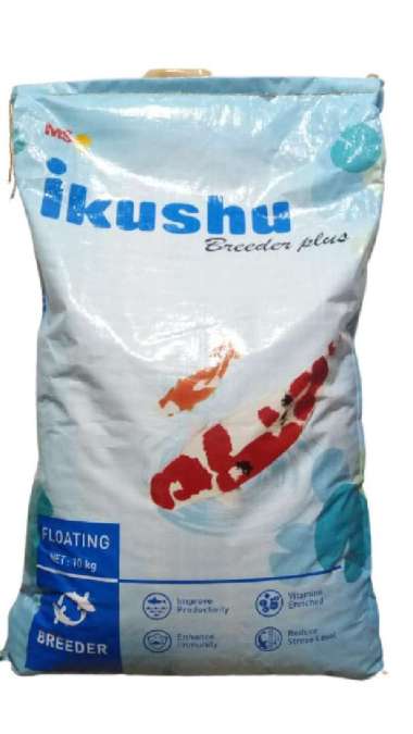 PELET IKAN KOI MS IKUSHU BREDEER PLUS Size L 5mm 10kg/MAKANAN KOI