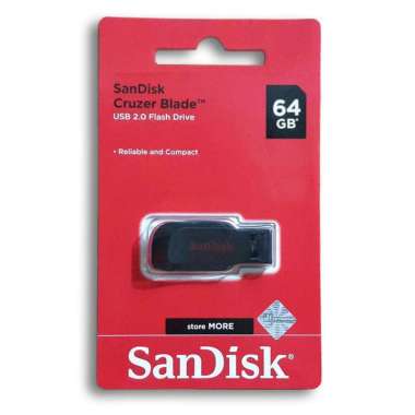 FLASHDISK SANDISK CRUZER BLADE CZ50 64GB 100% Original