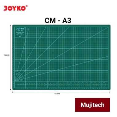 CUTTING MAT A3 (2 SISI) JOYKO ALAS PEMOTONG CUTTER CM-A3 ALAS POTONG KERTAS A3