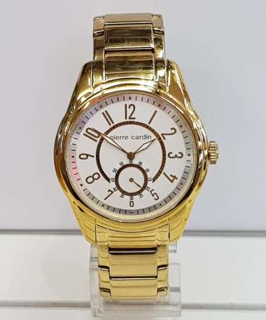 Pierre Cardin PC104241F07 Comte Jam Tangan Pria Stainless Steel Gold
