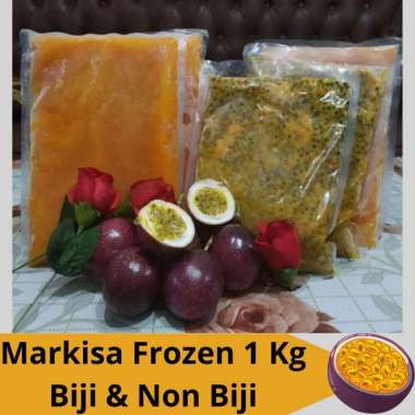 Markisa Beku 1 Kg Frozen Fruits Markisa Buah Markisa Frozen Biji & Non Biji / Fruit Passion Frozen 5