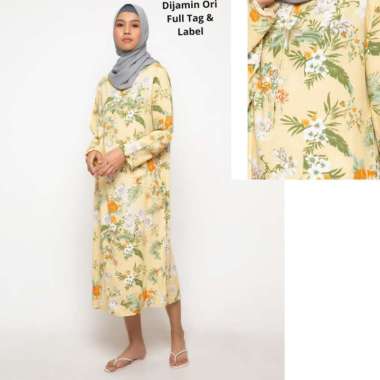 Baju Hamil/Baju Menyusui St.Yves Daster Muslim Palm Carnation XL