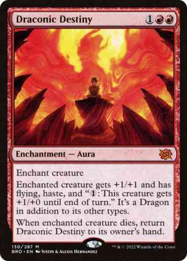 Kartu MTG - Draconic Destiny - BRO - Mythic - EN - 130